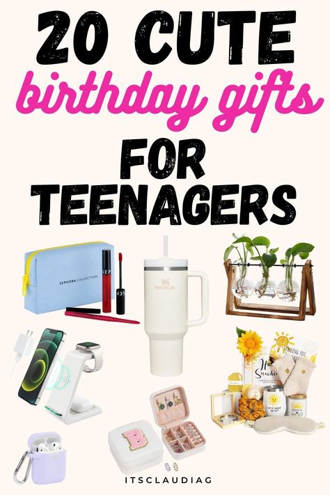 21 Thoughtful Birthday Gift Ideas for Teenagers Gifts For 14th Girl, 14th Girl Birthday Gifts, Unique Gifts For Teenage Girl, What To Get For My Birthday, Things To Get A 13 Yo Girl, Gifts For Girls 12-14 Birthday, 13th Birthday Present Ideas Girl, Gifts For Teens Girls Birthday, Birthday Present Ideas For Teenage Girl