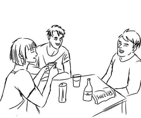 People Sitting At A Table Reference, People Sitting Around A Table Drawing, People Sitting Around A Table Drawing Reference, People At Table Reference, Group Sitting At Table Reference, At The Table Poses, Sitting Table Pose, Sitting At Table Drawing Reference, Two People Sitting At A Table