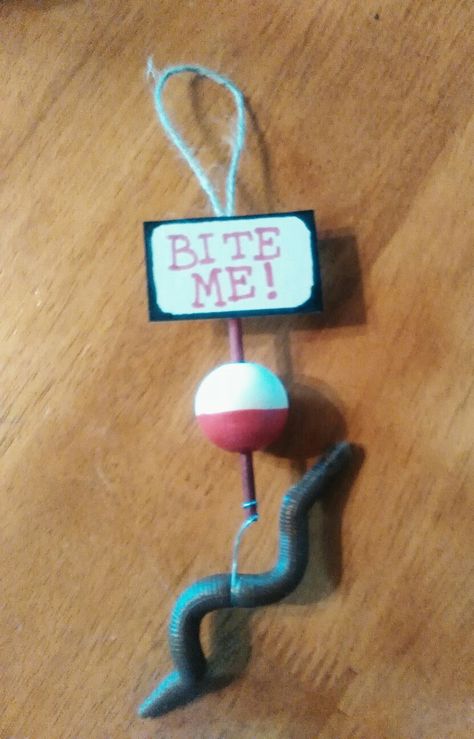 Fishing Christmas Trees, Hunting Ornaments Diy, Fishing Tree Christmas, Fishing Christmas Ornaments Diy, Lake Christmas Ornaments, Fishing Themed Christmas Tree, Fishing Ornaments Diy, Fishing Ornament, Fishing Ornaments