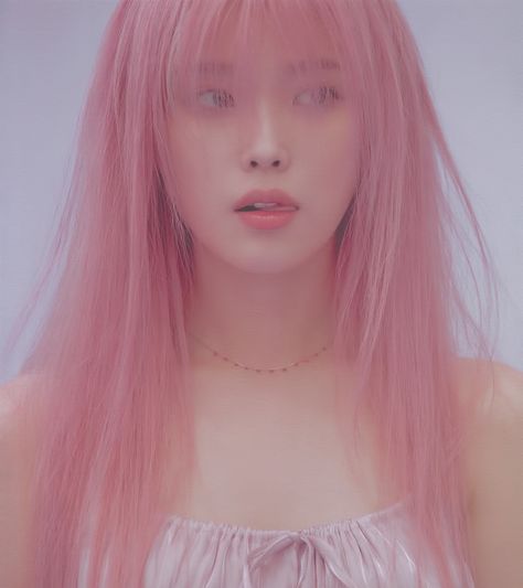 Iu Hair, Hair Color Pink, Pink Aesthetic, K Idols, Pink Hair, Cute Hairstyles, Kpop Girls, My Girl, Lilac