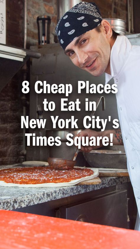 Cheap Eats Times Square, Times Square Food, Times Square Restaurants, New York Trip Planning, Cheap Breakfast, New York City Christmas, Eat On A Budget, City Ideas, Vacation 2023