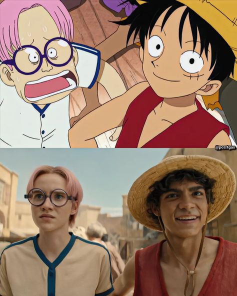 Luffy and Coby One Piece Coby, One Piece Live Action, Portgas D Ace, One Piece Meme, One Piece Crew, One Piece 1, Epic Photos, One Piece Funny, Zoro One Piece