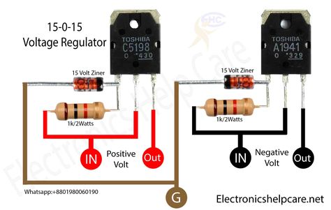 Power Supply Design, Basic Electronic Circuits, Electronic Circuit Design, Power Supply Circuit, Electrical Circuit Diagram, Electronics Basics, Electronic Circuit Projects, Diy Electrical, Electronics Projects Diy