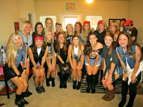 Chi Omega Biker theme mixer Mixer Themes, Chi Omega Sorority, Sorority Ideas, College Living, Swap Ideas, Barn Dance, Alpha Xi, Kappa Alpha Theta, Social Event