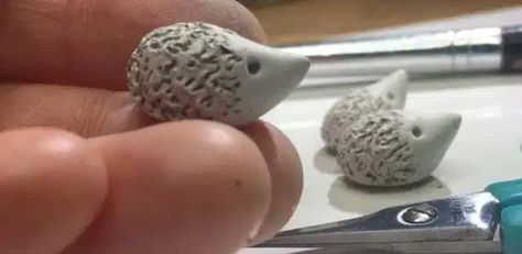 Silver Clay Earrings Ideas, Silver Clay Jewellery, Clay Nature, Metal Clay Tutorial, Silver Hedgehog, Nature Jewellery, Silver Metal Clay, Clay Silver, Make Jewellery