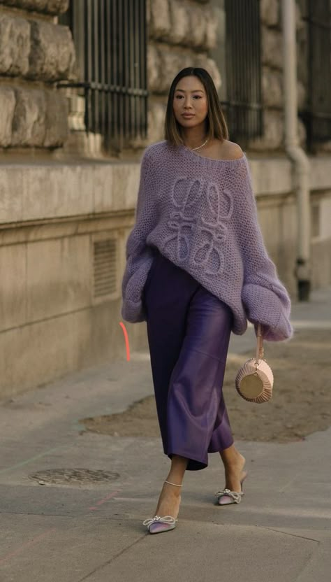 Look Formal, Style Casual Chic, Purple Outfits, Yellow Outfit, Knit Fashion, Up Girl, Style Chic, Outfits Casuales, Eggplant