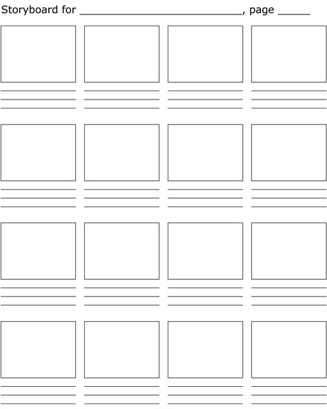 Storyboard Template | STORYBOARD TEMPLATE | Holland LA Stop Motion Interactive Fiction, Storyboard Ideas, Storyboard Template, Animation Stop Motion, Page Layouts, Digital Storytelling, Story Board, Instructional Design, Disney Studios