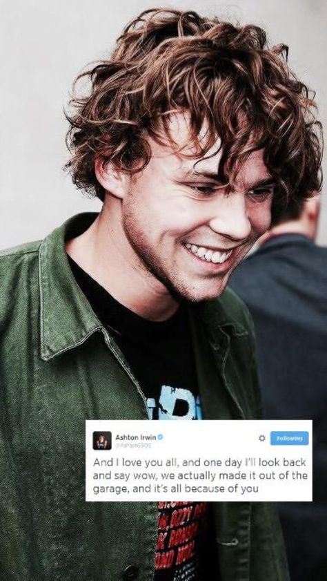 ❤️ Ashton Irwin Quotes, Ashton Irwin Tweets, Ashton Irwin Wallpaper, Ashton Irwin Lockscreen, 5sos Drawing, Excited Puppy, Hippie Boy, 5sos Ashton, Irwin Family