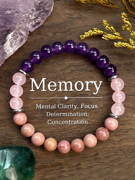 Multicolor  Collar  Stone   Embellished   Women Fashion Jewelry Protection Bracelets, Rhodonite Bracelet, Memory Bracelet, Prayer Bead Bracelet, Chain Headband, Blessing Bracelet, Stretchy Beaded Bracelet, Memorial Bracelet, Diy Bracelet Designs