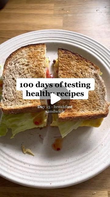 Mediterranean Diet Meal Challenge on Instagram: "100 days of healthy recipes day 15 breakfast sandwich 
Cre by @leaheverecipes
-————————————
👉🏻Instead of punishing myself with restrictive diets, I needed to focus on nourishing my body with the right kinds of foods.
The Mediterranean Diet provided the perfect solution – a way of eating that allowed me to enjoy a variety of nutrient-dense carbohydrates, such as whole grains, fruits, and vegetables, while still achieving my weight loss goals. Follow us for everything about the Mediterranean Diet.
-————————————
#lunchideas #easyrecipes #healthyfood #yummy #food #mealprepideas #mediterranean #mediterraneandiet #mediterraneanfood #mediterraneancooking #healthyrecipes" Healthy Recipes Breakfast, Meal Challenge, Mic Dejun Rapid, Delicious Healthy Breakfast Recipes, Healthy Breakfast Sandwich, Quick Healthy Lunch, Diet Breakfast Recipes, The Mediterranean Diet, Healthy Sandwiches