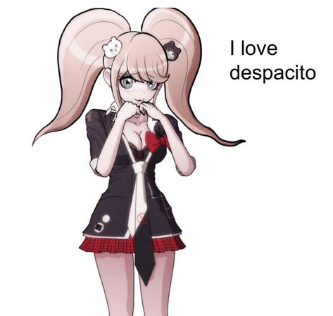 Junko: The Ultimate Despacito Junko Enoshima Sprites, Danganronpa Junko Enoshima, Danganronpa Junko, Junko Enoshima, Different Personalities, Zen Moments, Trigger Happy Havoc, Danganronpa Characters, Cat Girl