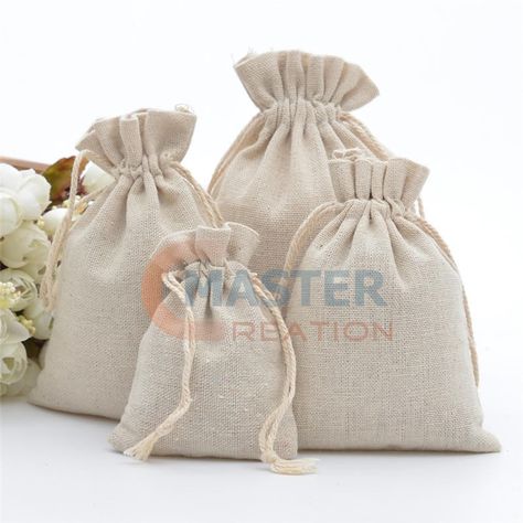 Jute Sack, Xmas Wedding, Jewelry Packaging Bags, Merchandise Bags, Cotton Gift Bag, Wedding Gift Bags, Packing Jewelry, Packaging Bag, Sack Bag