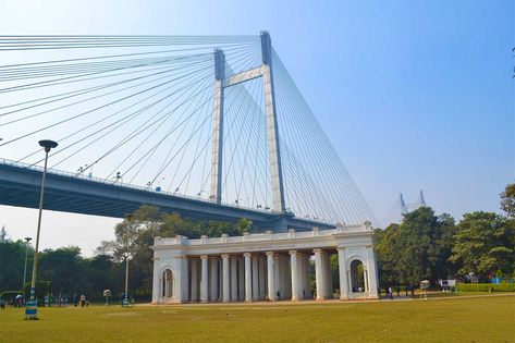 Princep Ghat, Kolkata - History and fascinating life of James Prinsep | T2B Princep Ghat Kolkata, Victoria Memorial, Indian Museum, Compare Quotes, Stone Stairs, Colonial Design, Neoclassical Architecture, Hindu Temple, Seven Wonders