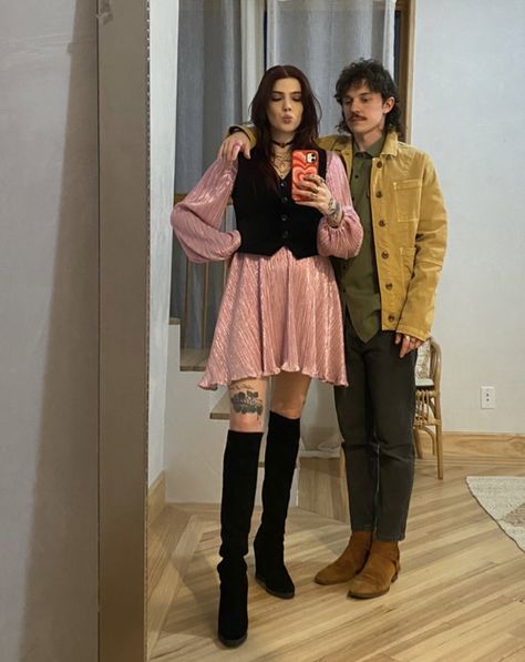 Jenna Allard, Kurtis Conner, Deep Winter, Hippie Style, Youtubers, Pretty People, Rain Jacket, Night Out, Knitwear