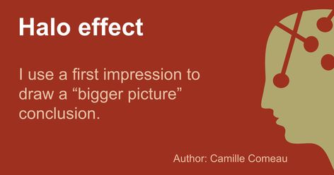 Halo Effect Psychology, Psychology Studies, Cognitive Bias, Halo Effect, Child Psychology, Bigger Picture, Physical Attraction, How To Be Likeable, Bad Mood