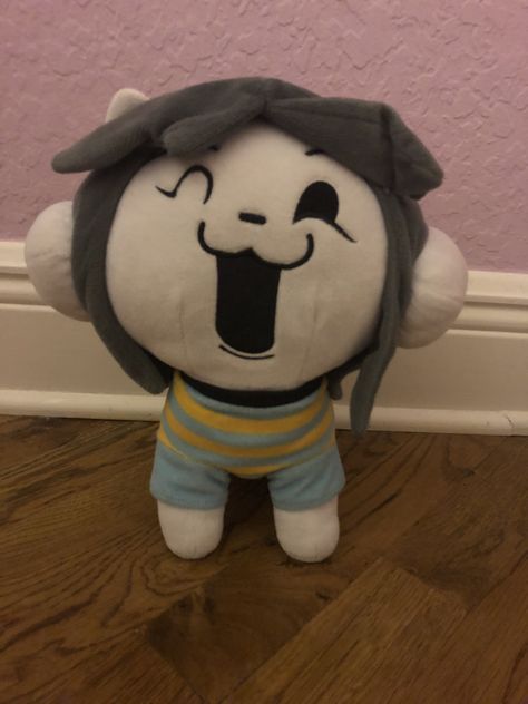 Temmie plushie!!! Temmie Undertale Pfp, Temmie Undertale, Spider Dance, Undertale Fanart, Dinosaur Stuffed Animal, Fan Art, Toys, Funny, Animals