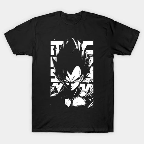 Vegeta Dragon Ball Z, Strange Things, Dragon Ball Z, Dragon Ball, Shirt Designs, Tshirt Designs, T Shirts, Anime, T Shirt