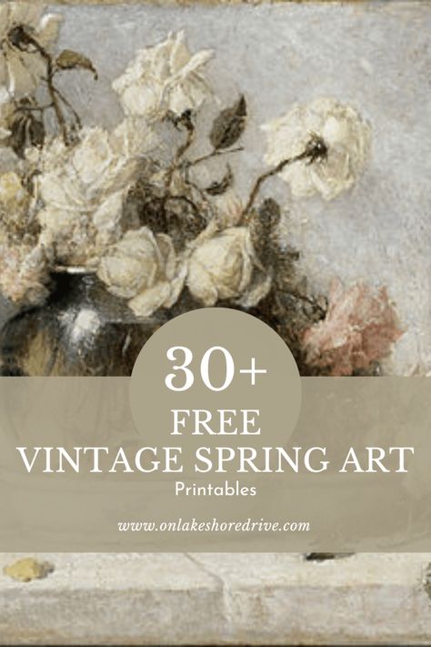 Vintage Floral Prints Free Printable, Free Vintage Art, Free Printable Artwork, Printable Vintage Art, Free Wall Art, Spring Printables, Free Vintage Printables, Free Printable Wall Art, Photoshop Images