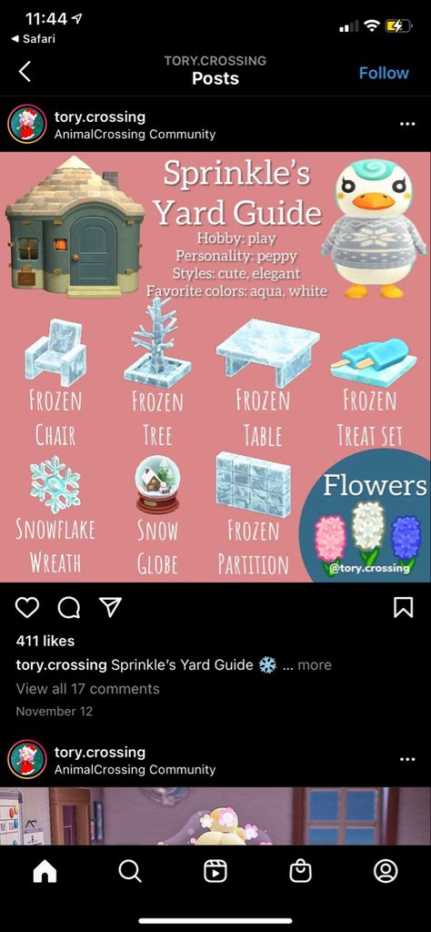 Animal Crossing Sherb Yard, Merengue Yard Guide Acnh, Yard Guides Acnh, Sprinkle Acnh, Acnh Sprinkle Yard Guide, Acnh Flurry Yard Guide, Acnh Sprinkle House, Chrissy Yard Guide Acnh, Acnh Sprinkle