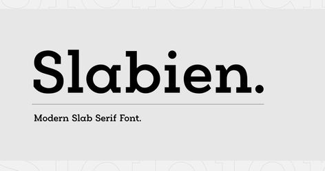 Slabien - Slab Serif Font by yipianesia on Envato Elements Slab Serif Font, Hammer Logo, Artistic Typography, Typography Trends, Fonts Bold, Modern Fonts Free, Fonts Art, Am Club, Font Love