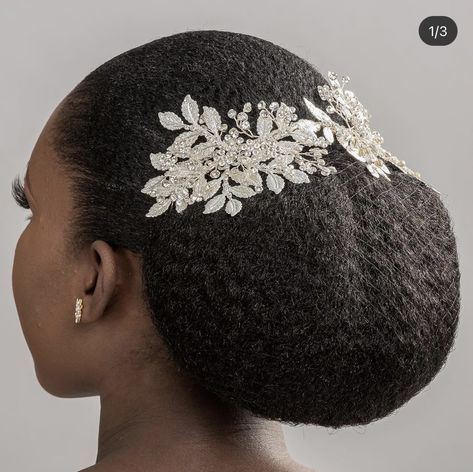 Wedding African Hairstyles, Wedding Hairstyles 4c Hair, Wedding Bun Hairstyles Black Women, Bridesmaid Hairstyles 4c Hair, Black Natural Wedding Hair, Natural Afro Wedding Hairstyles, Natural Updo Hairstyles Wedding, Bride Natural Hairstyles, Natural Hair Styles For Brides