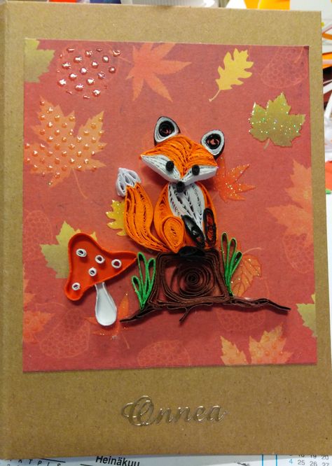 Autumn Quilling, Quilled Animals, Quilling Projects, Quilling Animals, Paper Quilling Cards, Paper Quilling Patterns, Quilling Ideas, Quilling Craft, Paper Quilling Designs