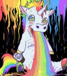 Rainbow Vomit, Unicorn Funny, Prince Charming, Pride Flags, A Rainbow, Social Community, The Creation, Cool Art, Mario Characters