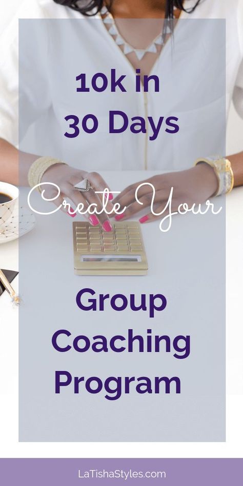 Group Coaching Program, 10k In 30 Days, Coaching Career, Project Management Dashboard, Financial Coaching, Goals Setting, Coaching Techniques, Life Coach Business, Coaching Questions