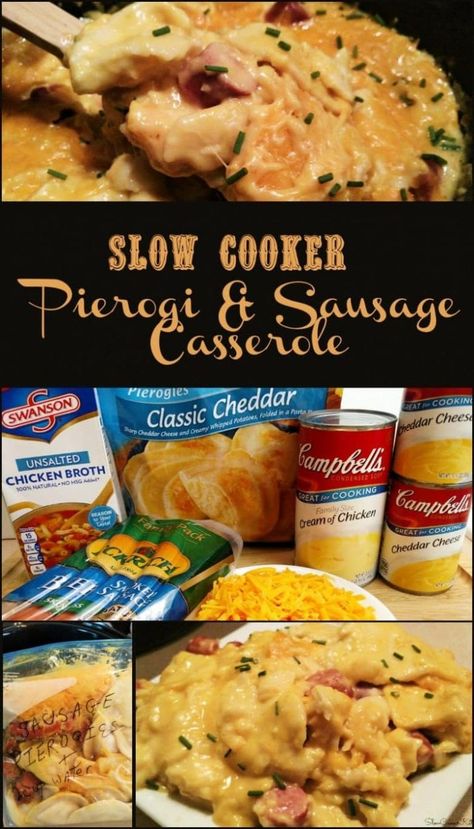 Pierogi And Sausage Crockpot, Perogie Kielbasa Crockpot, Slow Cooker Kielbasa Soup, Pierogi And Kielbasa Crockpot, Crockpot Perogie And Kielbasa, Crockpot Perogie And Sausage, Kielbasa Perogie Crockpot, Kielbasa Pierogies Crockpot, Perogies And Kielbasa Crock Pot