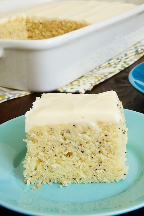 Lemon Poppy Seed Cake, Citrus Party, Poppyseed Cake, Lemon Poppyseed Cake, Seed Cake, Poppy Seed Cake, Lemon Poppy Seed, Nice Recipes, Decadent Chocolate Cake