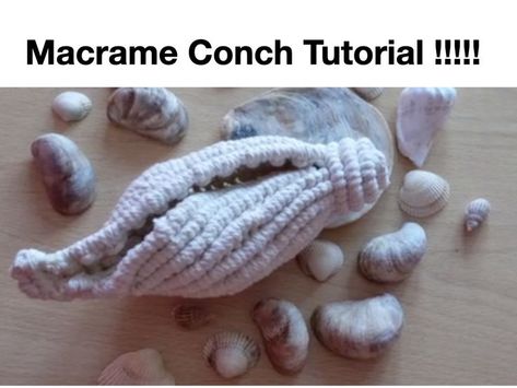 Macrame Sea, Macrame Strap, Weaving Diy, Macrame Runner, Crocheted Animals, Tutorial Macramé, Basket Weaving Diy, Seashells Patterns, Macrame Dream Catcher