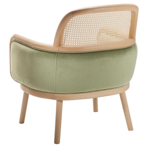 When it comes to Luc armchair, the playing field is the cross-section where functional design and craftsmanship of the highest quality meet art. This armchair is made of solid oakwood structure, natural rattan back and soft comfortable velvet upholstery. The list price considers picture 1, 2, 3 and 4. 1960s Armchair, Blue Velvet Armchair, Rattan Armchair, Modern Upholstery, Wicker Decor, Restaurant Chairs, Fabric Armchairs, Armchair Vintage, Single Sofa