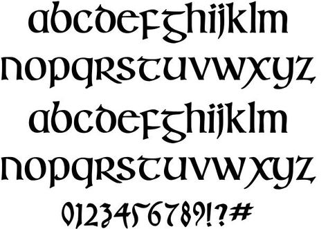 Irish Uncialfabeta font  #fonts #gothic #celtic #irish #typography #ttf #design #webdesign Celtic Numbers Font, Celtic Numbers, Irish Typography, Type Sketchbook, Irish Font, Calligraphic Fonts, Celtic Fonts, Calligraphy Doodles, Print Handwriting