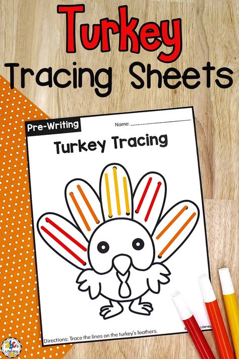 Thanksgiving Preschool Fine Motor Activities, Thanksgiving Literacy Activities Prek, Thanksgiving Prewriting Worksheets, Thanksgiving Scissor Practice, November Fine Motor Preschool, Thanksgiving Occupational Therapy Activities, Fine Motor Turkey Activities, Turkey Sensory Activities, Thanksgiving Writing Activities Preschool