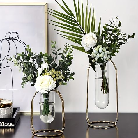 Table Flower Arrangements, Gubahan Bunga, Tafel Decor, Dining Table In Living Room, Hanging Vases, Deco Floral, Vase Centerpieces, Home Decor Vases, Table Flowers