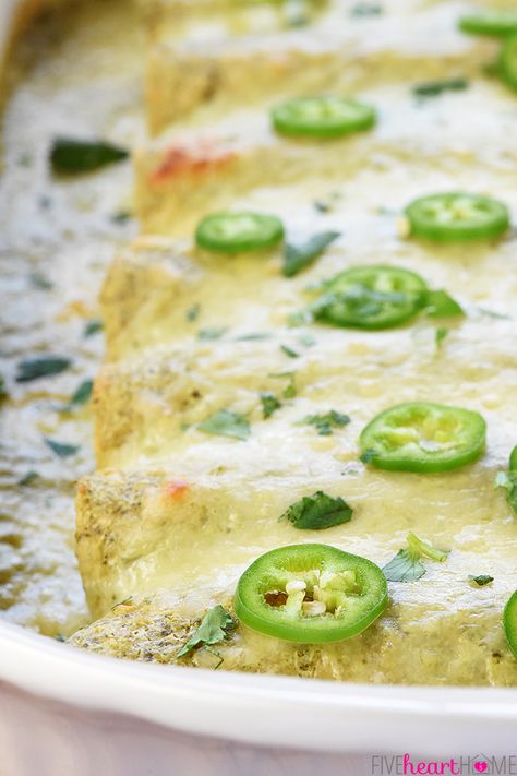 Creamy Jalapeño Dip, Cheesy Sour Cream Chicken, Sourcream Chicken Enchiladas, Creamy Jalapeno Dip, Creamy Jalapeno Sauce, Jalapeño Dip, Cream Cheese Chicken Enchiladas, Sour Cream Enchiladas, Creamy Jalapeno