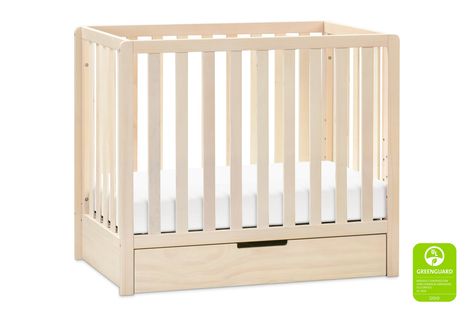 Carter's by Davinci Colby 4-in-1 Convertible Mini Crib with Trundle | Ashley Furniture HomeStore Practical Nursery, Davinci Crib, Nursery Nook, Children Bottoms, Nursery Furniture Collections, Mini Convertible, Crib Toddler Bed, Adjustable Mattress, Contemporary Modern Furniture