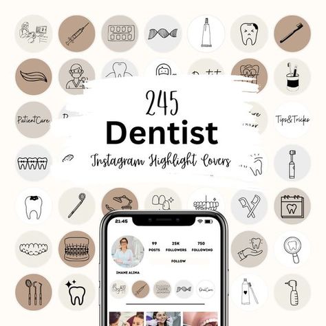 Cover creators for Instagram stories Dental Highlight Cover, Highlights For Instagram Stories, Dentist Instagram, Highlights For Instagram, Dentist Ideas, Instagram Highlights Icons, Dental Quotes, Dental Materials, Instagram Grid Design