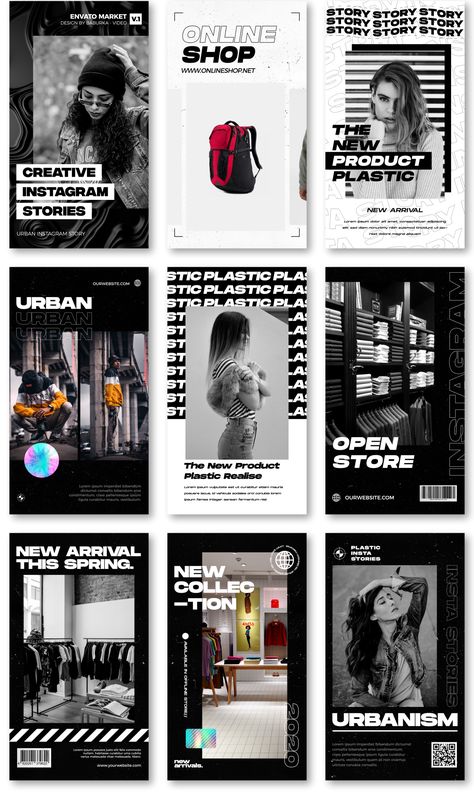 Instagram Stories Ads Design, Instagram Story Poster Design, Advertising Instagram Stories, Advertising Story Instagram, Instagram Story Ideas Advertising, Urban Social Media Design, Instagram Story Advertising, Ig Story Ads, Urban Instagram Feed