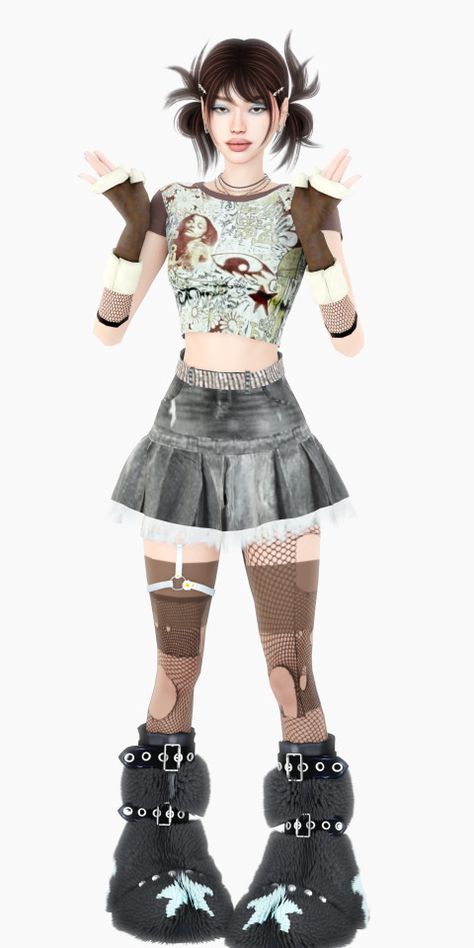 Sims 4 Cc Japanese Street Fashion, Sims 4 Emo Cc Clothing, Edgy Sims 4 Cc Clothes, Sims 4 Acubi Fashion, Sims 4 Cc Fishnet Top, Fishnets Sims 4 Cc, Alt Clothes Sims 4 Cc, Sims 4 Mods The Sims Resource, Sims 4 Cc Alt Accessories