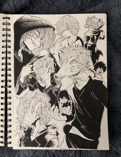 Shigaraki Sketch, Shigaraki Drawing, Shigaraki Tomura, Best Anime Drawings, Tomura Shigaraki, Anime Villians, Art Drawings Sketches Pencil, Art Tools Drawing, Shiga