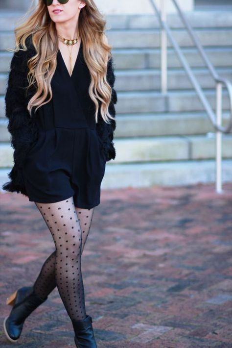 Black Romper Outfit Winter, Black Romper Outfit Fall, Black Romper Outfit Dressy, Dressy Romper Outfit, Romper Winter Outfit, Fall Romper Outfit, Romper Outfit Dressy, Romper Outfit Casual, Romper Outfit Fall