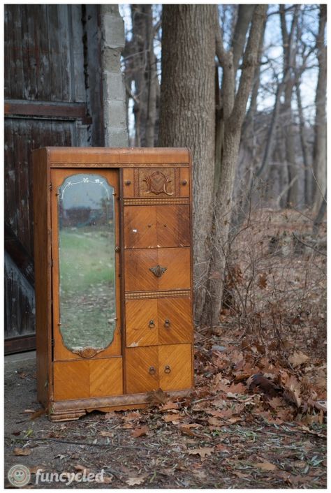 Cedar Armoire Makeover – Tuesday’s Treasures – FunCycled Waterfall Armoire Makeover, Art Deco Wardrobe Makeover, Cedar Armoire Makeover, Waterfall Wardrobe Makeover, Cedar Wardrobe Makeover, Vintage Armoire Makeover, Chifferobe Makeover Ideas, Armoire Makeover Ideas, Antique Armoire Makeover