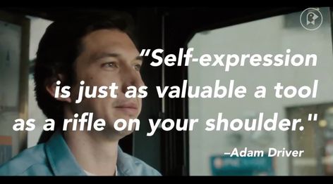 Paterson/Adam Driver quote Adam Driver Quotes, Adam Driver Movies, Driver Quotes, Kylo Ren Adam Driver, Motivating Quotes, Ben Solo, Fav Movies, Geek Life, Adam Driver