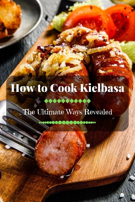 How to #cook fresh kielbasa: The ultimate ways revealed! 🍽️️ Are you looking for some great #kitchentips? Kielbasa Sausage Recipes, How To Cook Kielbasa, Kielbasa Recipes, Kielbasa Sausage, Holiday Eating, Cooking 101, Cooking Basics, Kielbasa, Cooking Inspiration