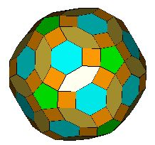 Petrie Expanded Truncated Icosahedron. Other Petrie Expanded Truncated Platonic Polyhedra at the link are also Snapology candidates Modular Origami, Polyhedral Dice, Soccer Ball, Origami