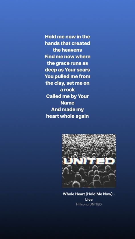 Whole Heart - Hillsong UNITED Whole Heart Hillsong Lyrics, Hillsong Lyrics, Taya Smith, Hillsong United, Whole Heart, Worship Songs, Student Discounts, Meaningful Words, Hold Me