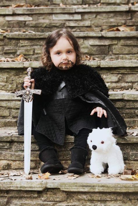 Toddler Jon Snow Costume. Game of Thrones.  #teamjudebug #donatelife John Snow Costume, Snow Costume, Jon Snow Costume, Game Of Thrones Halloween, Newborn Costume, Game Of Thrones Costumes, Futures Trading, John Snow, Monthly Baby Pictures