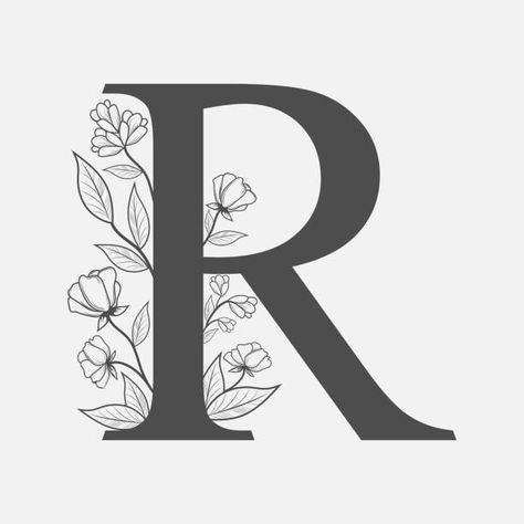 1,345 Letter R Logo Illustrations, Royalty-Free Vector Graphics & Clip Art - iStock 손 로고, R Letter Design, Logo Hand Drawn, P Tattoo, The Letter R, Branch Vector, Flower Logo Design, Flowers For Wedding, Logo Hand