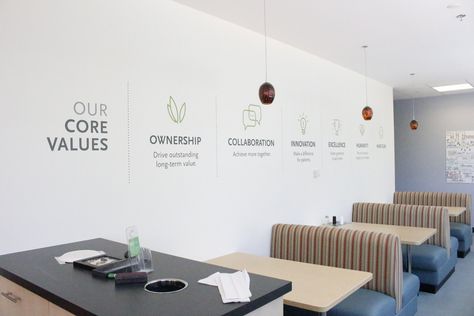 Core Values Wall Art, Corporate Core Values Design, Values Wall Office, Office Values Wall, Corporate Values Design, Core Values Office Wall Design, Core Values Wall Design, Corporate Values Wall, Corporate Wall Graphics